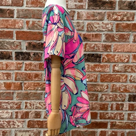 Farm Rio x Adidas colorful neon floral banana logo shirt/ M /Excellent condition - Picture 7 of 15